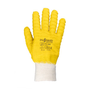 Yellow Comarex Knit Wrist Superior Gloves