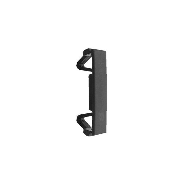 Black Din Rail Blank Module