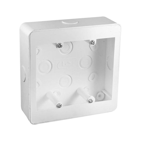 White Pvc Square Wall Box